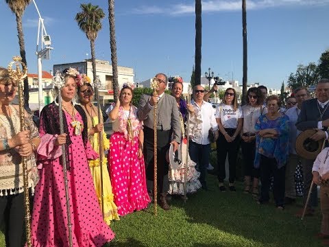 La Hdad del Rocio de Isla Cristina se despide de su pueblo.