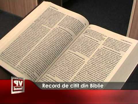 Record de citit din Biblie