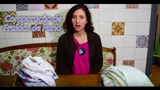 Comparação de MARCAS de fraldas de pano - Pós experiência