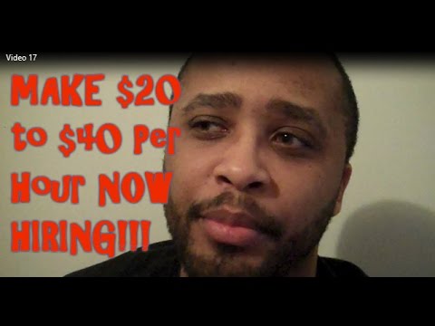 Work At Home Jobs – Make $20 to $40 Per Hour (No Experience Required)