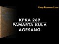 KPKA 269 Pamarta Kula Agesang