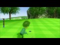 sean, adam, danny, and mark playing wii sports golf. this will feature player commentary.