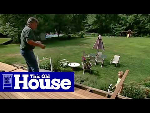 how to attach deck to house