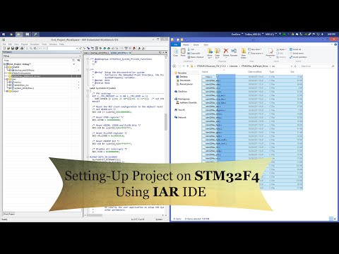 STM32F4 Tutorial : Setting up your first project for STM32F4 using IAR Embedded workbench