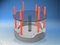 Just an animation created in Autodesk Inventor 11 through the use of driving constraints and contact sets.
