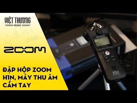 Đập hộp thiết bị thu âm cầm tay ZOOM H1n