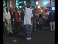 LIL Usher dancing on Beale Street