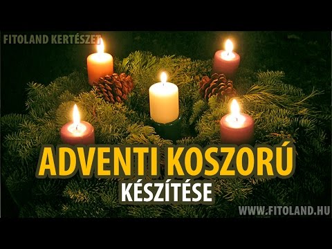 Adventi koszorú készítése házilag