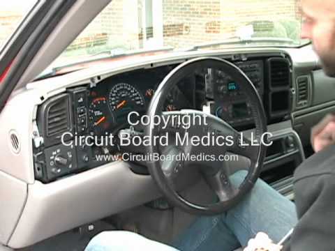 how to repair gm gauge cluster