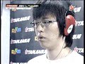 Daum OSL, Semi-Finals, July 6th 2007

Now here's a clash that should produce some quality games. Iris, a seed from last OSL season (where he lost the semi-finals 2-3 to sAviOr, who later became the champion), and Stork, who has dominated this season from the very beginning, Proleague, MSL, and OSL, in the most convincing way.

Here's an amazing fact: Stork's record in 2007 alone, vs Terran only, stands on 21-3... yes that is 23 wins and 3 loses. He is without a shadow of a doubt the best proven PvT player in the world at the moment (some would argue alongside Bisu). He is also the driving force of Khan, the fuel that makes them do so damn well this Proleague season.

Iris had to go through his teammater sAviOr in Ro8, something he was more than happy to do considering thier history :-) Iris's current record is also impressive (15-3 since may), but more important is that his games always show such high quality, and watching him play is a pleasure for any progaming fan.

Game 1 @ Monty Hall
Game 2 @ Hitchhiker
Game 3 @ Fantasy/MongHwan
Game 4 @ Python
Game 5 @ Monty Hall

Winner will face the winner of GGPlay vs Flash ( http://www.youtube.com/watch?v=WUaTgWGtFEI ) in the grand finals! Losers will fight for 3rd place (3rd seed next season).

Iris path to semi-finals (seed from last OSL):

Ro16, lost vs Reach http://www.youtube.com/watch?v=sYpbimZF_90
Ro16, won vs Shark http://www.youtube.com/watch?v=LYs2_yhy1R4
Ro16, won vs Justin http://www.youtube.com/watch?v=t-JMqHpqQYI

Ro8, won 2-1 vs sAviOr:
Game12: http://www.youtube.com/watch?v=CirlVHMeihc
Game3: http://www.youtube.com/watch?v=-5xZlzgPU8I

Stork's path to semi-finals (the full long way):

PSL (ODT offline Prelims), won 2-1 vs Festive
PSL, won 2-1 vs Hyuk
PSL, won 2-1 vs Cool[fOu]

ODT (OSL Prelims) R1, won 2-0 vs 815
ODT R2, won vs Dongrae
ODT R2, lost vs GGplay
ODT R2, won vs Goodfriend

Ro16, lost vs GGplay http://www.youtube.com/watch?v=ffkhsiG93FY
Ro16, won vs UpMagiC http://www.youtube.com/watch?v=G6vQCsc-_o4
Ro16, won vs Casy http://www.youtube.com/watch?v=aZx2NSYoGjE

Ro8, won 2-1 vs Reach, Game1: http://www.youtube.com/watch?v=Xte-OdC2IQs
Game2: http://www.youtube.com/watch?v=O2rhY5zgB74
Game3: http://www.youtube.com/watch?v=FgTZeIQiA7I

TeamLiquid live report thread of this event: http://teamliquid.net/forum/viewmessage.php?topic_id=56055

Klazart's commentary of the semi-finals:
http://www.youtube.com/results?search_query=Stork+Iris+Klazartsc+Semisearch=