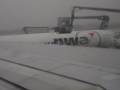 Deicing Aircraft at DTW