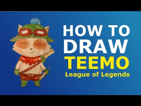 how to draw teemo