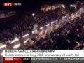 Berlin Wall Anniversary .. ALL the DOMINOES falling ... SPECTACULAR !!!!