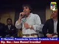 Discurso de Irrazabal en la sede nacional del PJ