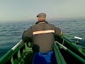 Eddie McSweeney RIP Fishing from traditional currach off Kilkee 15 May 2008