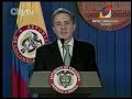 Presidente Uribe explica decisión