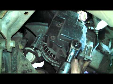 Alternator replacement 2003 Mazda 6 2.3L Install Remove Replace how to change