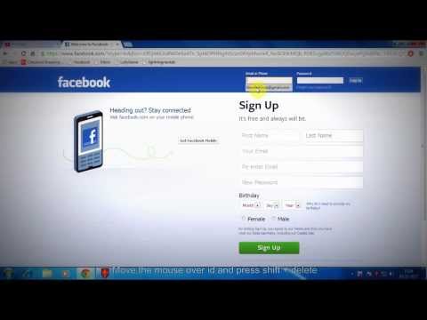 how to login to facebook email