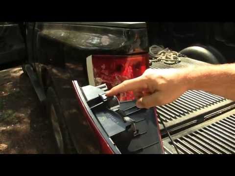 Nissan Titan how to replace tail light lens or replace bulbs on Nissan Titan