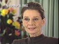a short report from the mcneil-lehrer newshour on the death of audrey hepburn at age 63, january 21, 1993.