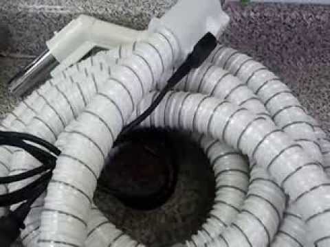 how to repair nutone central vac hose