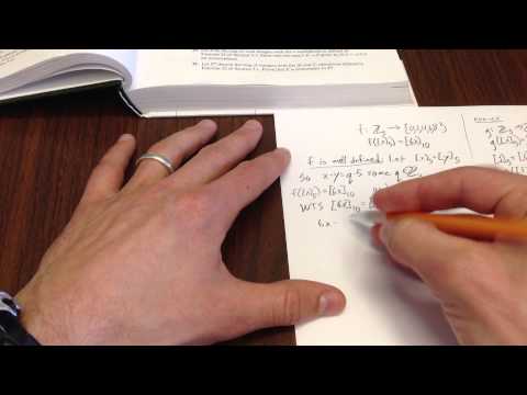 how to prove ring homomorphism