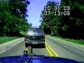 Cops Smash SUV off the Road
