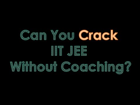 how to crack iit-jee with self study