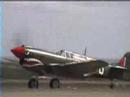 restored ww2 curtiss p-40 Kittyhawk take off restored ww2 curtiss p-40 Kittyhawk take off