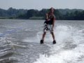 Tim skiing