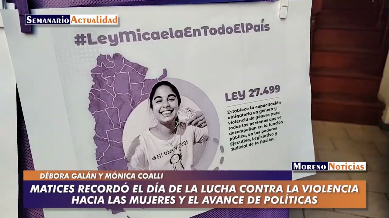Matices recordó el Día de la lucha contra la violencia hacia las ...