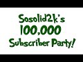 Runescape 100k subscribers party invite My Games Portal - www.epicninja.com More Videos - http I will be hosting a huge boss monster event to celebrate getting 100000 subscribers. The event will be held on Saturday the 7th of November and everyone is invited! ========== EVENT TIME ========== Saturday 7th November 2009 -Europe- GMT - 21:00 (9pm) (UK/Portugal) CET - 22:00 (10pm) (Netherlands/Sweden/Belguim/Finland/Norway/Germany) EET - 23:00 (11pm) (Finland/Greece) -USA/Canada- EST - 16:00 ...