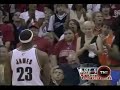 LeBron James Posterizes Rasheed Wallace