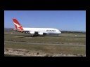 A380 Taxis Adelaide Airport YPAD 5DME.NET Video