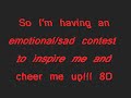Snow's Emotional Contest!! Please Enter!!