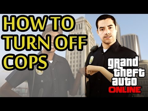 how to turn off cops in gta v