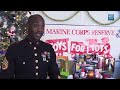 The First Lady Volunteers With Toys For Tots