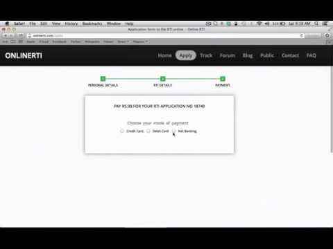 how to apply for rti