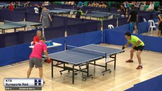 Singapore National Table Tennis League 2017 - 1st Leg - Sunsports Red vs KTS