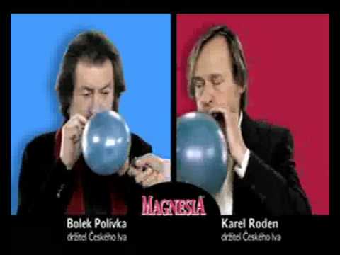 Karel Roden - http://www.tvspoty.cz/ - Karel Roden a Bolek Polívka jako držitelé Českého lva v reklamě pro Magnesii.