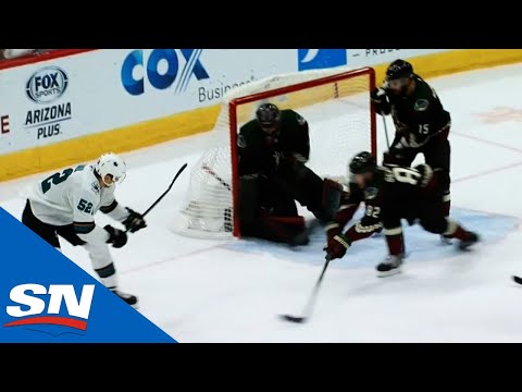 Lukas Radil Roofs Backhander For First NHL Goal And Sharks' Game-Winner