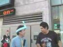 Man on the Sidewalk With Segway Part 1