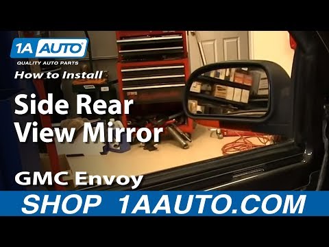 How To Install Replace Side Rear View Mirror 2002-09 GMC Envoy Envoy XL and XUV