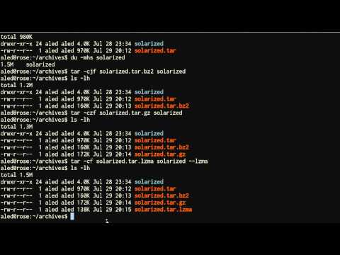 how to zip a file in linux command line