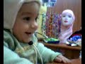 cute baby laughing and making cute voices