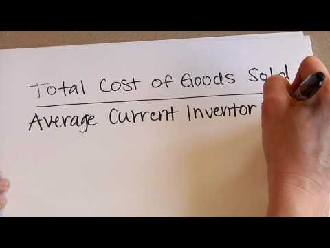 how to calculate inventory turnover
