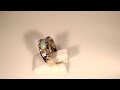 Black Opal Ring - Australian Black Opal Gold Ring