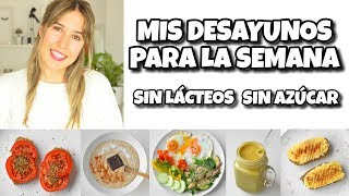 4 - DESAYUNOS SALUDABLES Y FÁCILES I Sin gluten + Combinación de alimentos