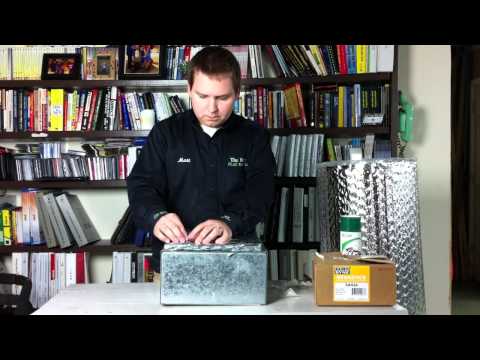 how to insulate outdoor ductwork