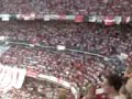 final copa del rey   espectacular caida paracaidas bernabeu